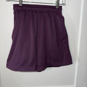 bcg Purple Athletic Shorts Lightweight Elastic Waist